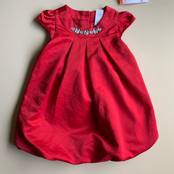 GYMBOREE Holiday Gems Bright Pink Dress Shoes w//Bows Size 4 5 NEW